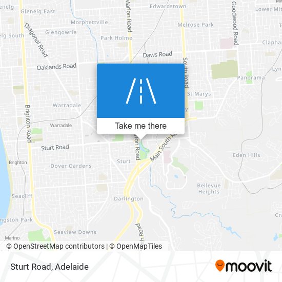 Sturt Road map