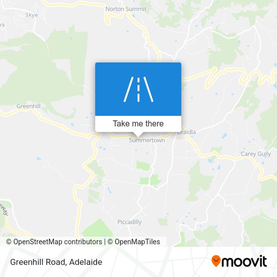 Greenhill Road map