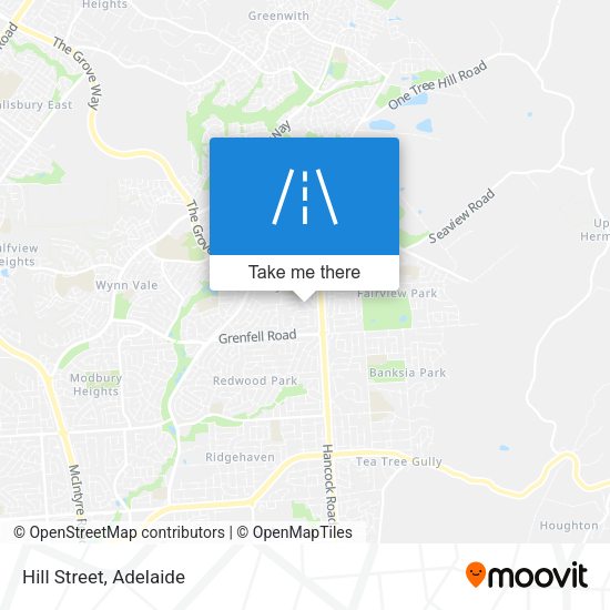 Hill Street map