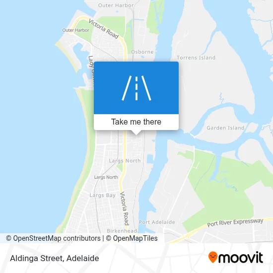 Aldinga Street map