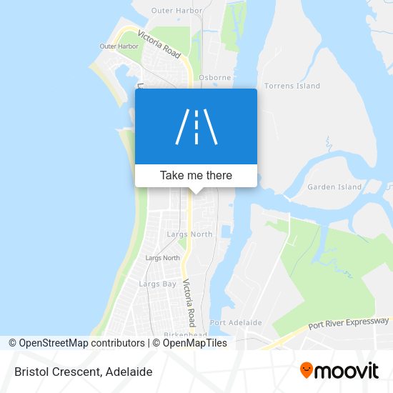 Bristol Crescent map