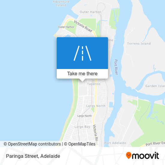 Paringa Street map