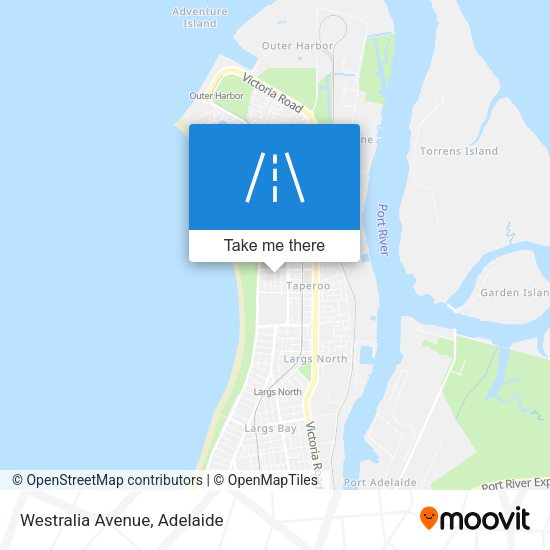 Westralia Avenue map