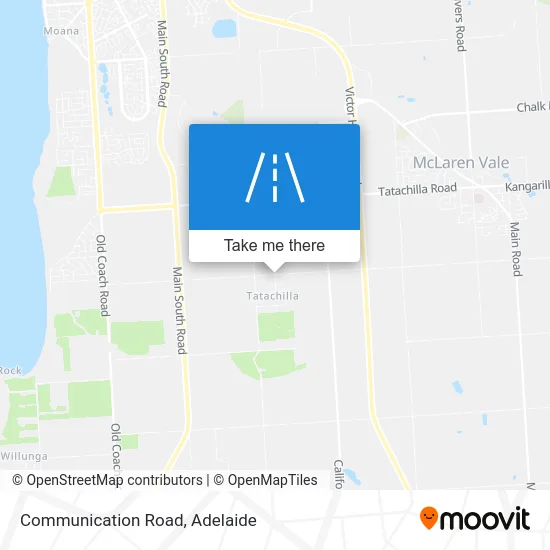 Mapa Communication Road