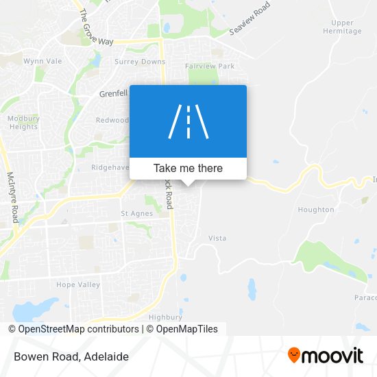 Bowen Road map