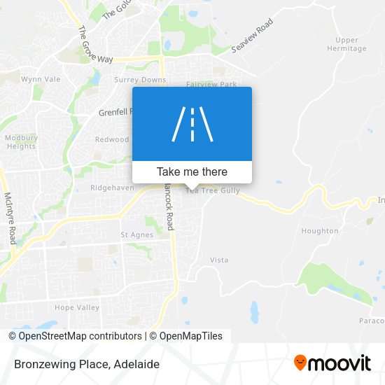 Bronzewing Place map