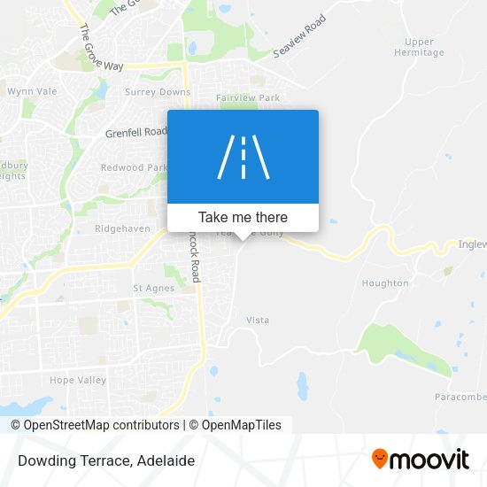 Dowding Terrace map