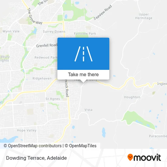 Mapa Dowding Terrace