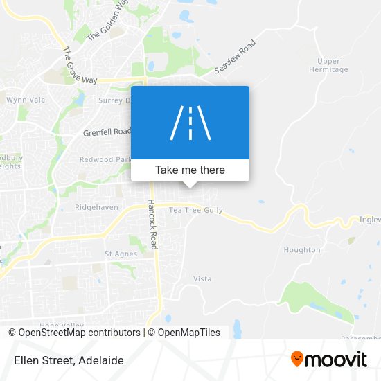 Ellen Street map