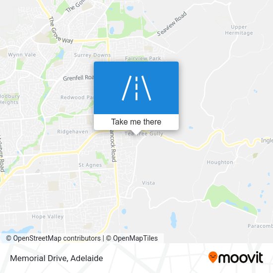 Memorial Drive map