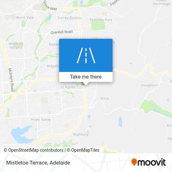 Mistletoe Terrace map