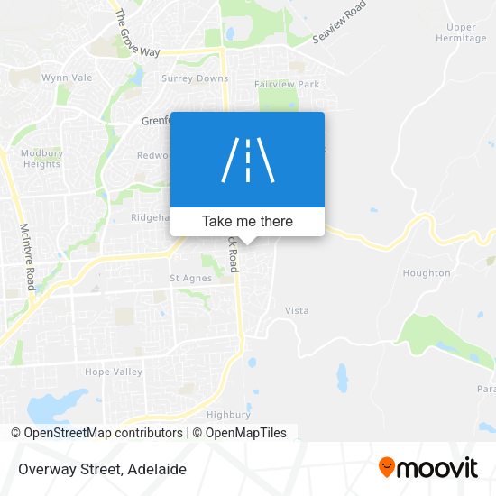 Overway Street map