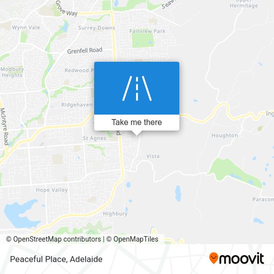 Peaceful Place map
