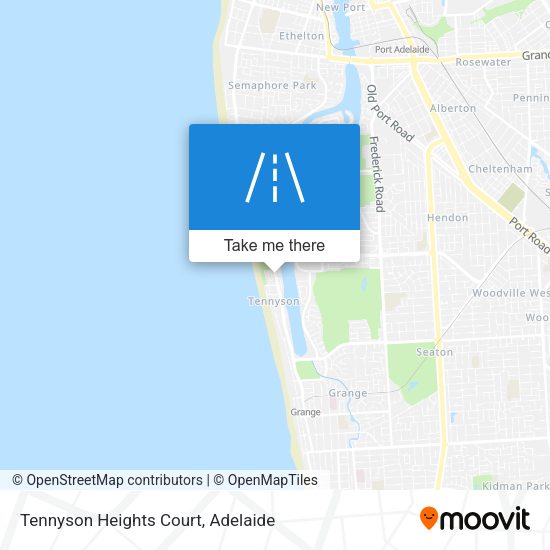 Tennyson Heights Court map