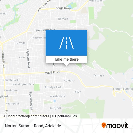 Norton Summit Road map