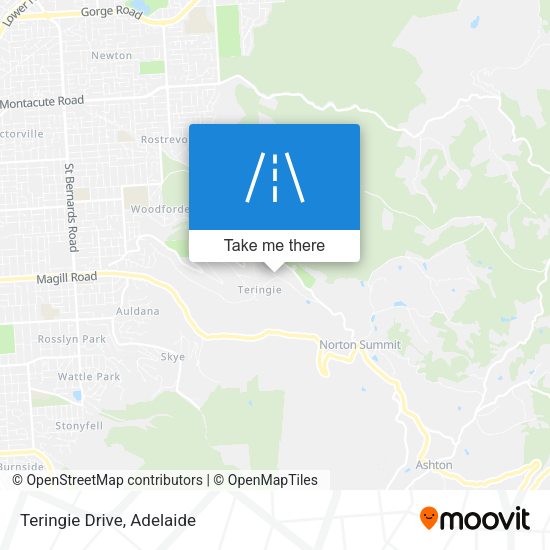 Teringie Drive map