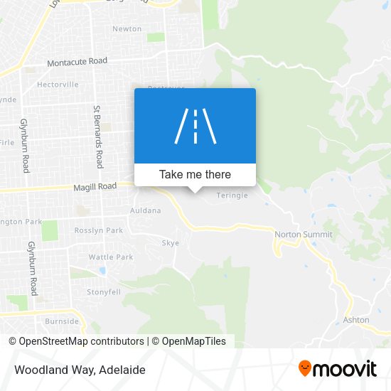 Woodland Way map