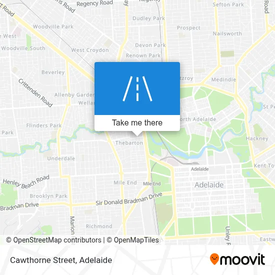 Cawthorne Street map