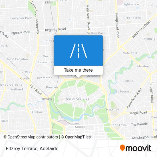 Fitzroy Terrace map