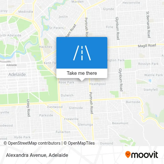 Alexandra Avenue map