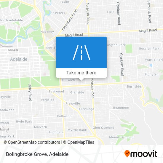 Bolingbroke Grove map