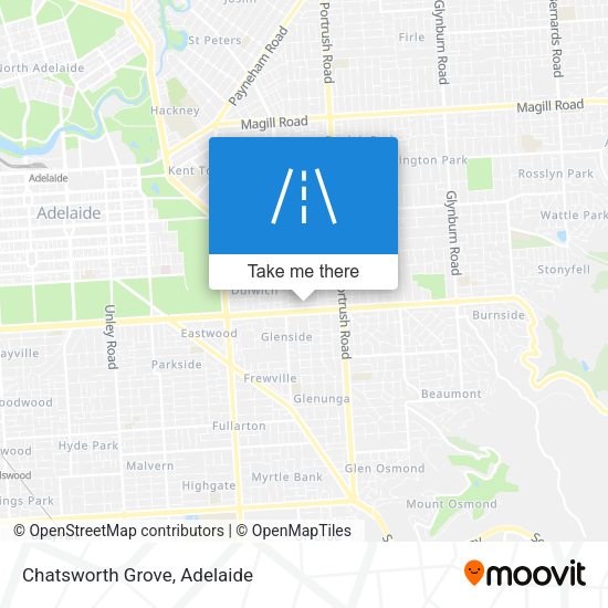 Chatsworth Grove map