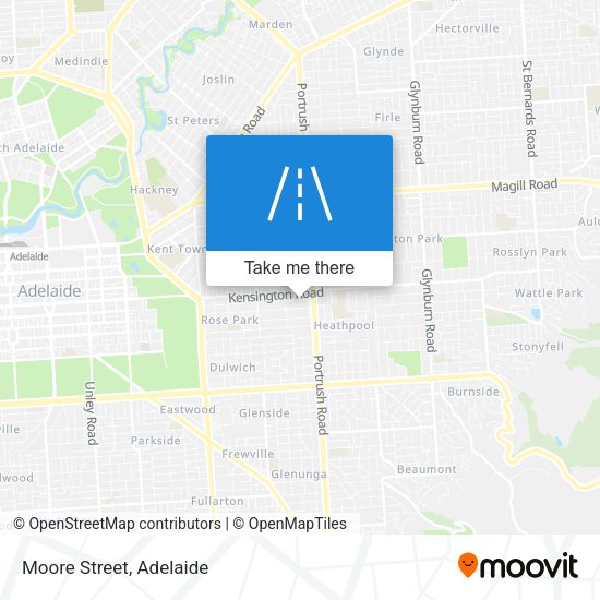 Moore Street map