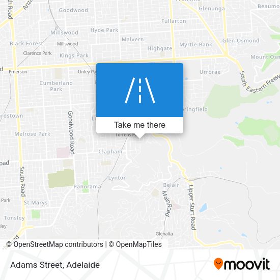 Adams Street map