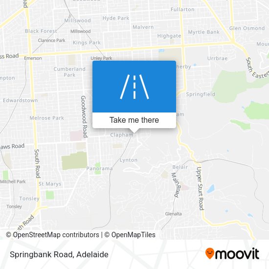 Springbank Road map