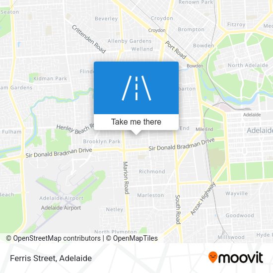 Ferris Street map