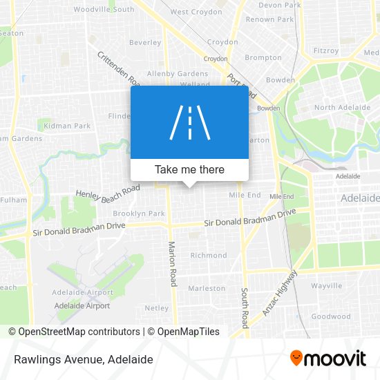 Rawlings Avenue map