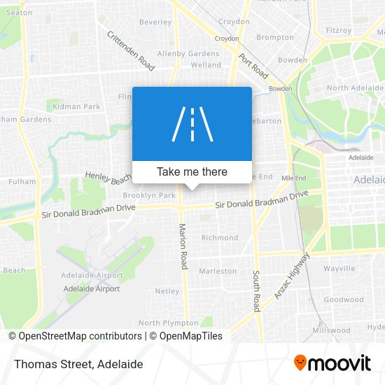 Thomas Street map