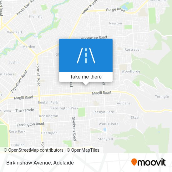 Birkinshaw Avenue map