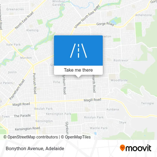 Bonython Avenue map