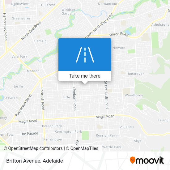 Britton Avenue map