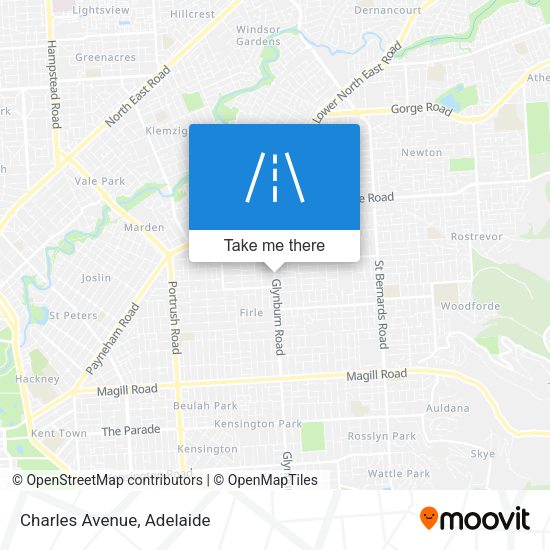 Charles Avenue map
