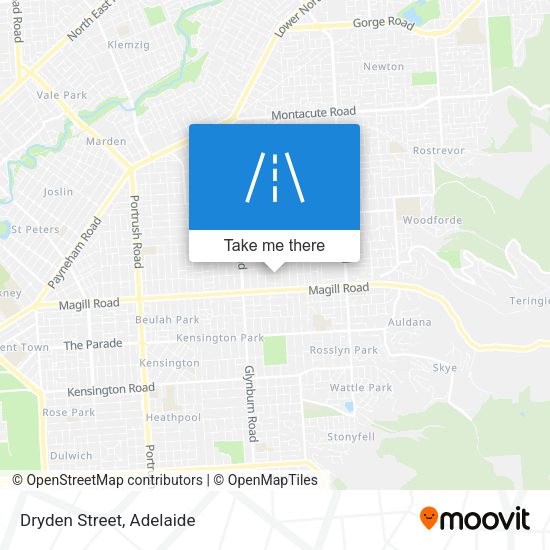 Dryden Street map