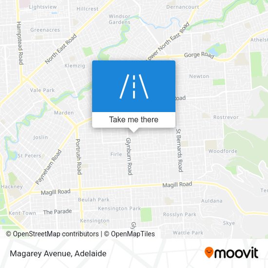Magarey Avenue map