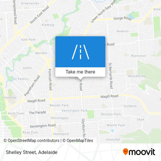 Shelley Street map