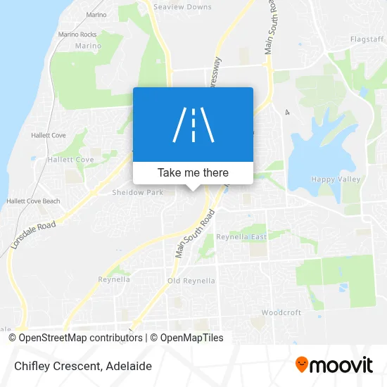 Chifley Crescent map