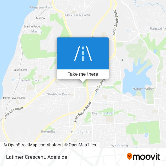 Latimer Crescent map