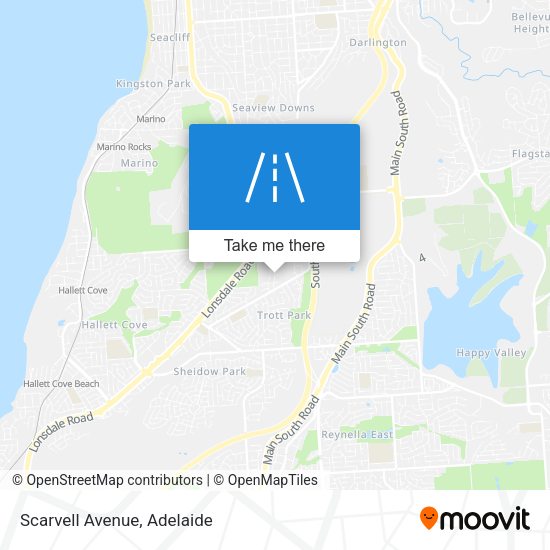 Scarvell Avenue map