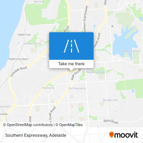 Southern Expressway map