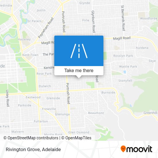 Rivington Grove map