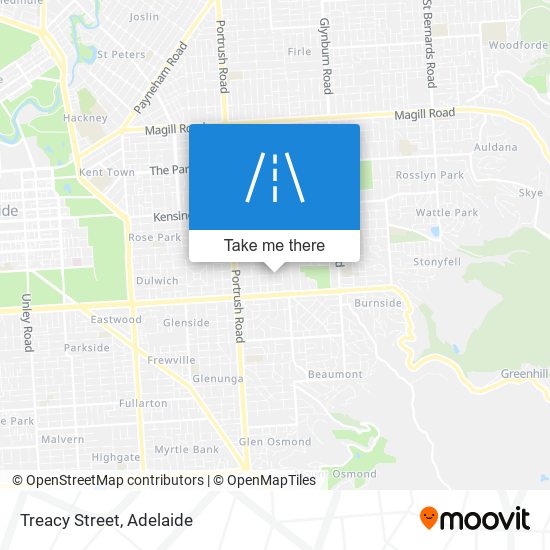 Treacy Street map