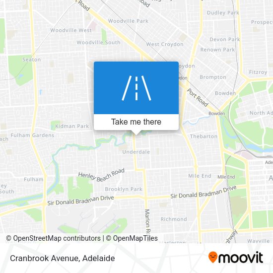 Cranbrook Avenue map