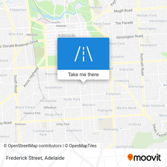 Frederick Street map