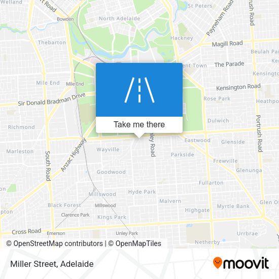 Miller Street map