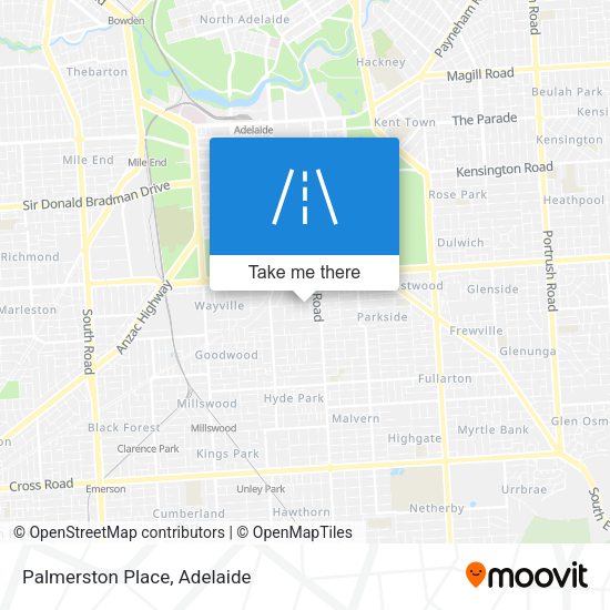 Palmerston Place map