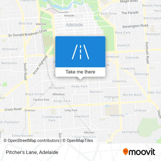 Pitcher's Lane map